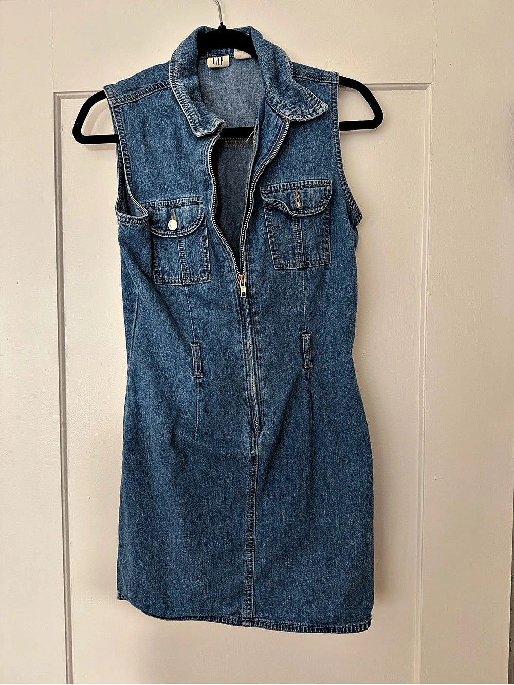 Gap Denim Mini Dress in Blue Like New
